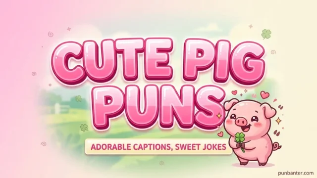 Cute Pig Puns